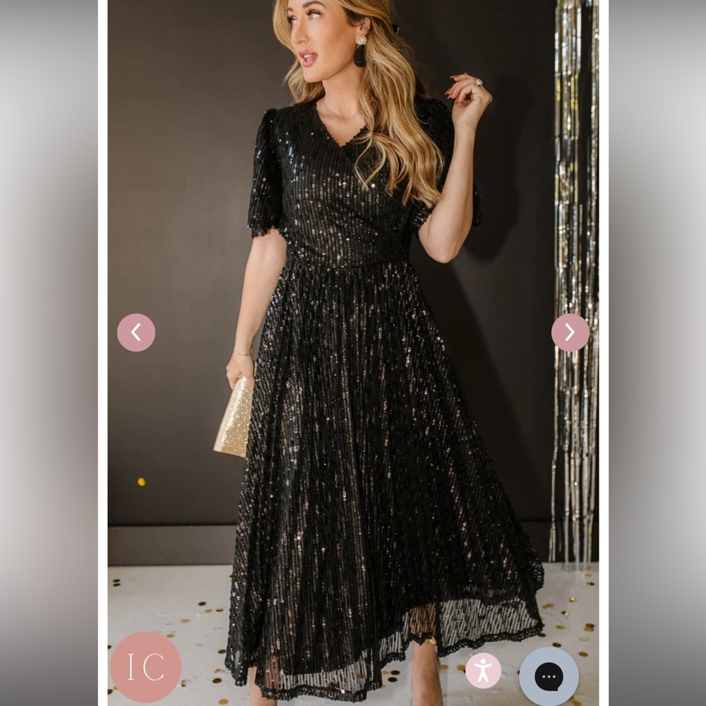 Ivy City Co Sequin Dress